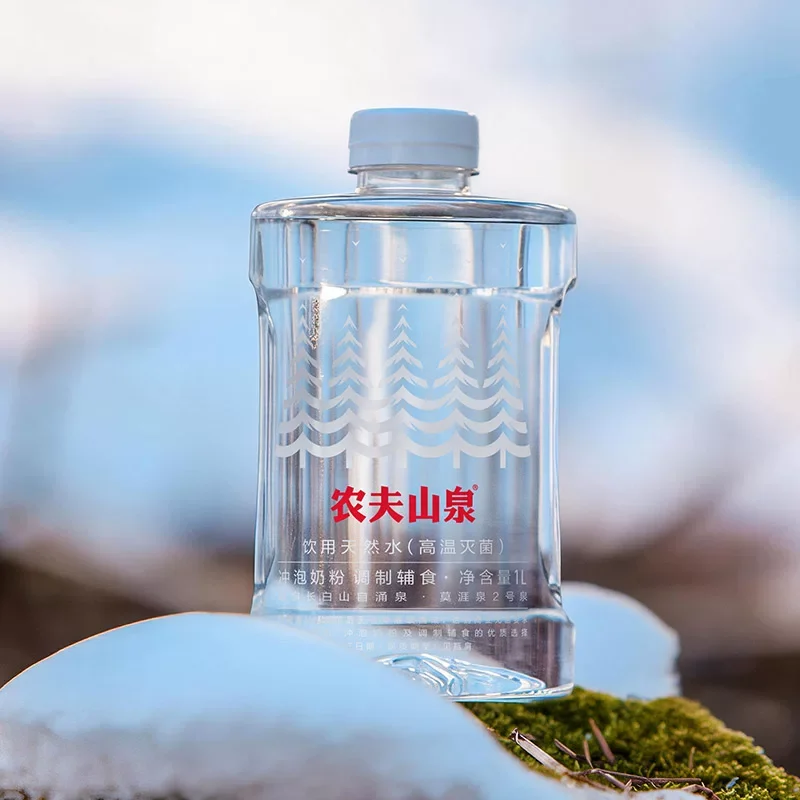 农夫山泉天然水高温灭菌1L 12瓶 3箱