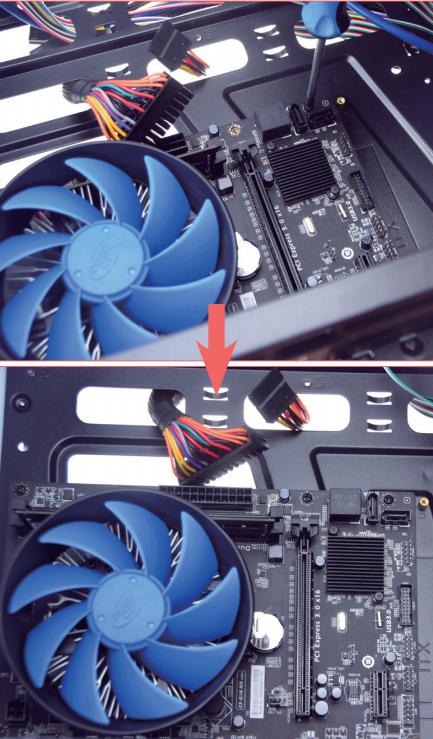 安装主板的步骤