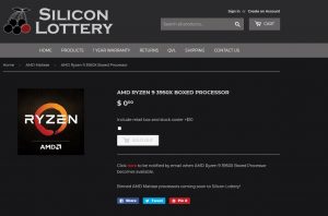 Silicon Lottery宣布计划将AMD Ryzen 9 3950X和Intel Core i9 9900KS芯片装箱的计划