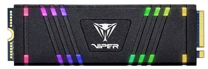 爱国者毒蛇游戏宣布推出VPR100 RGB M.2 NVMe SSD