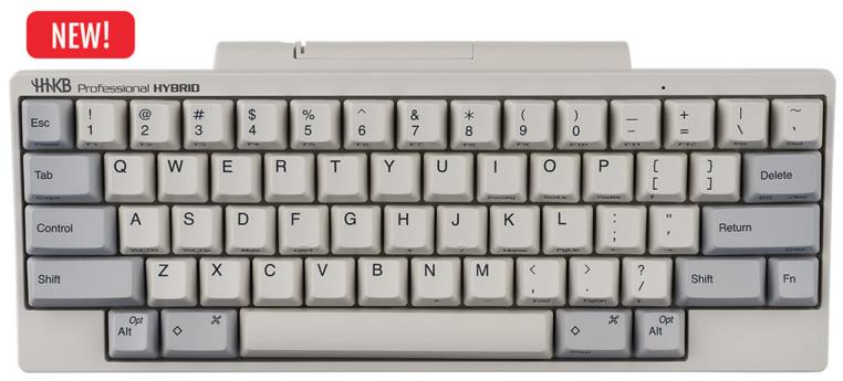 Happy Hacking键盘和HHKB配件的全新型号现已上市