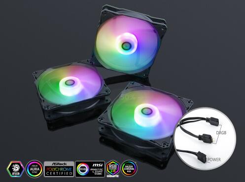 Bitspower推出具有ARGB照明的Touchaqua Notos 120风扇