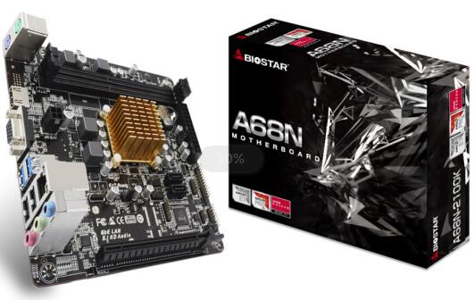 映泰宣布推出A68N-2100K SoC主板