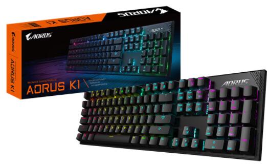 技嘉推出AORUS K1机械游戏键盘