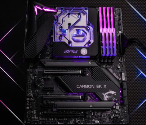微星发布MPG Z490 Gaming Pro Carbon EK X主板