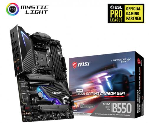 微星发布其B550主板系列