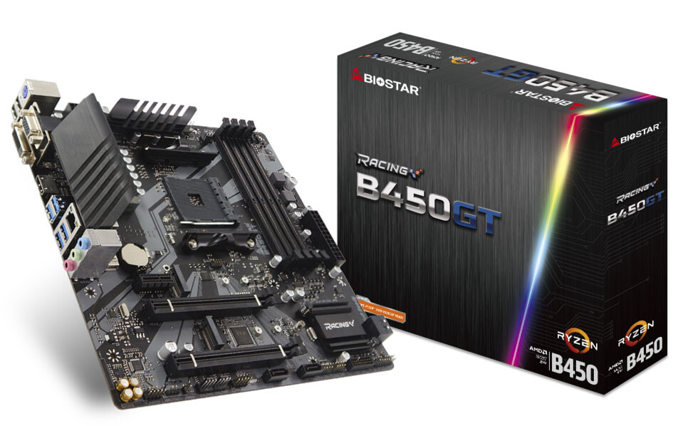 BIOSTAR宣布Racing B450GT主板