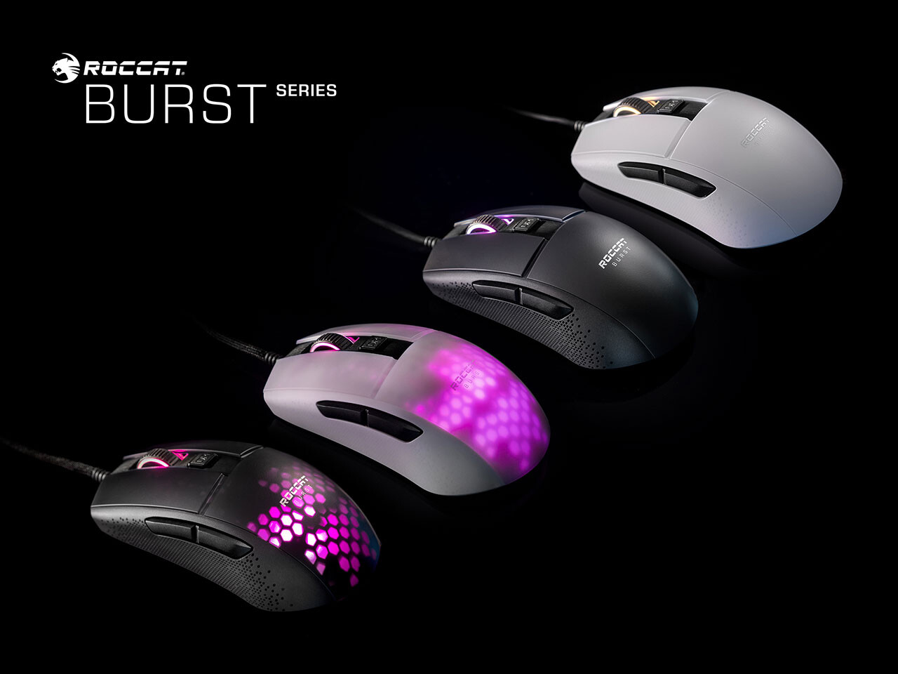 ROCCAT宣布推出Burst Pro和Burst Core游戏鼠标