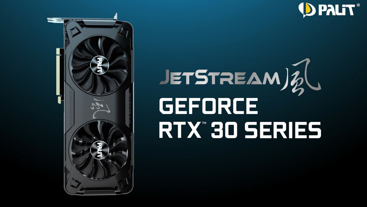 PALIT推出GeForce RTX 3070 JetStream图形卡
