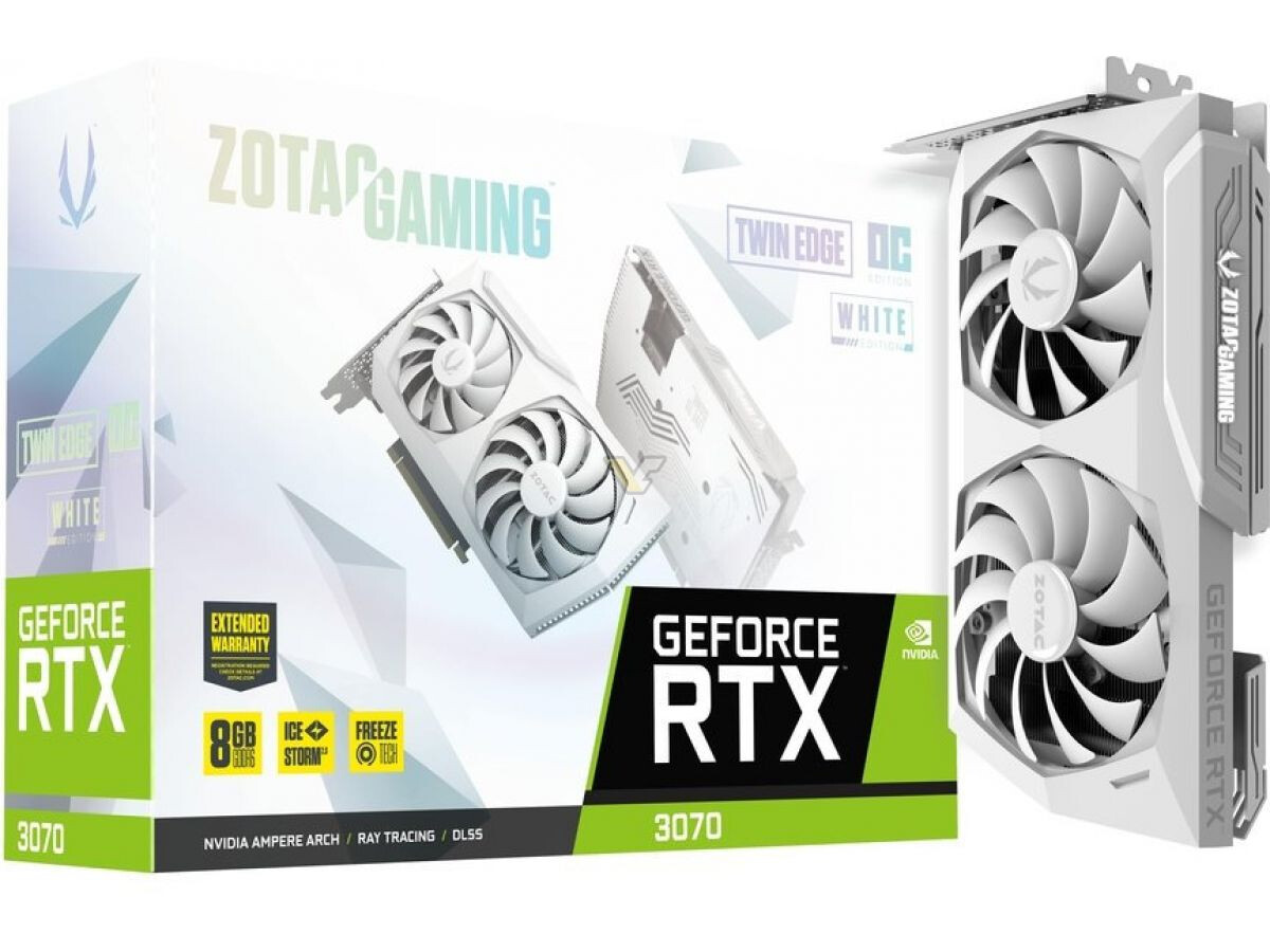 ZOTAC发布GeForce RTX 3070 Twin Edge OC白色版
