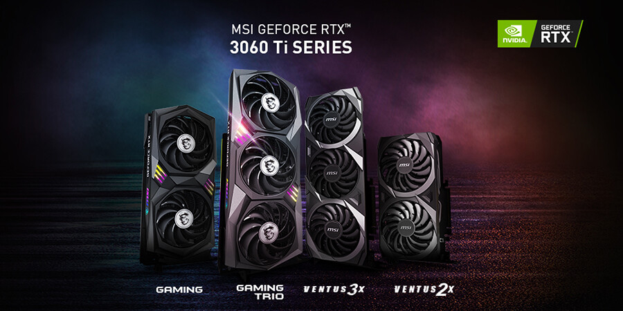 微星宣布推出GeForce RTX 3060 Ti系列图形卡
