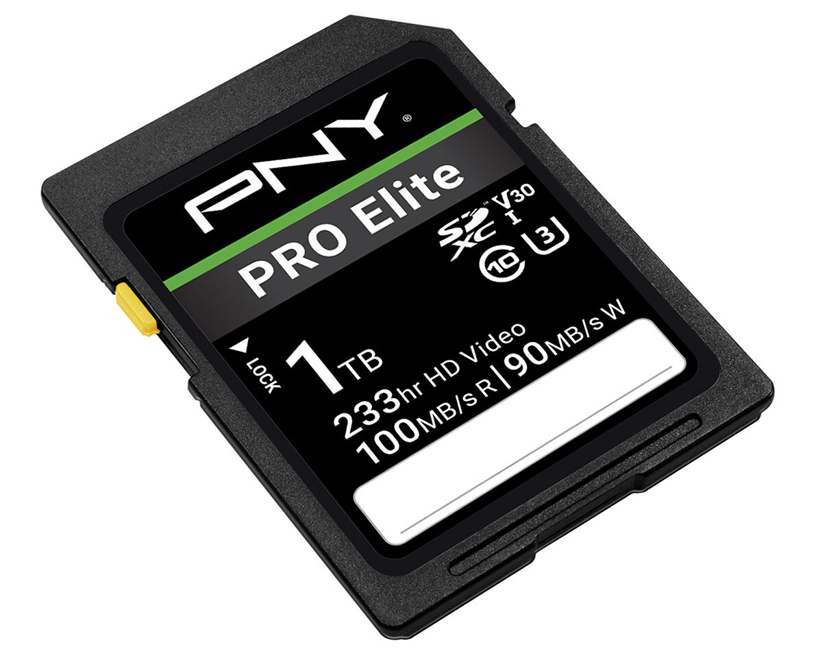 PNY发布1TB PRO Elite SDXC闪存卡