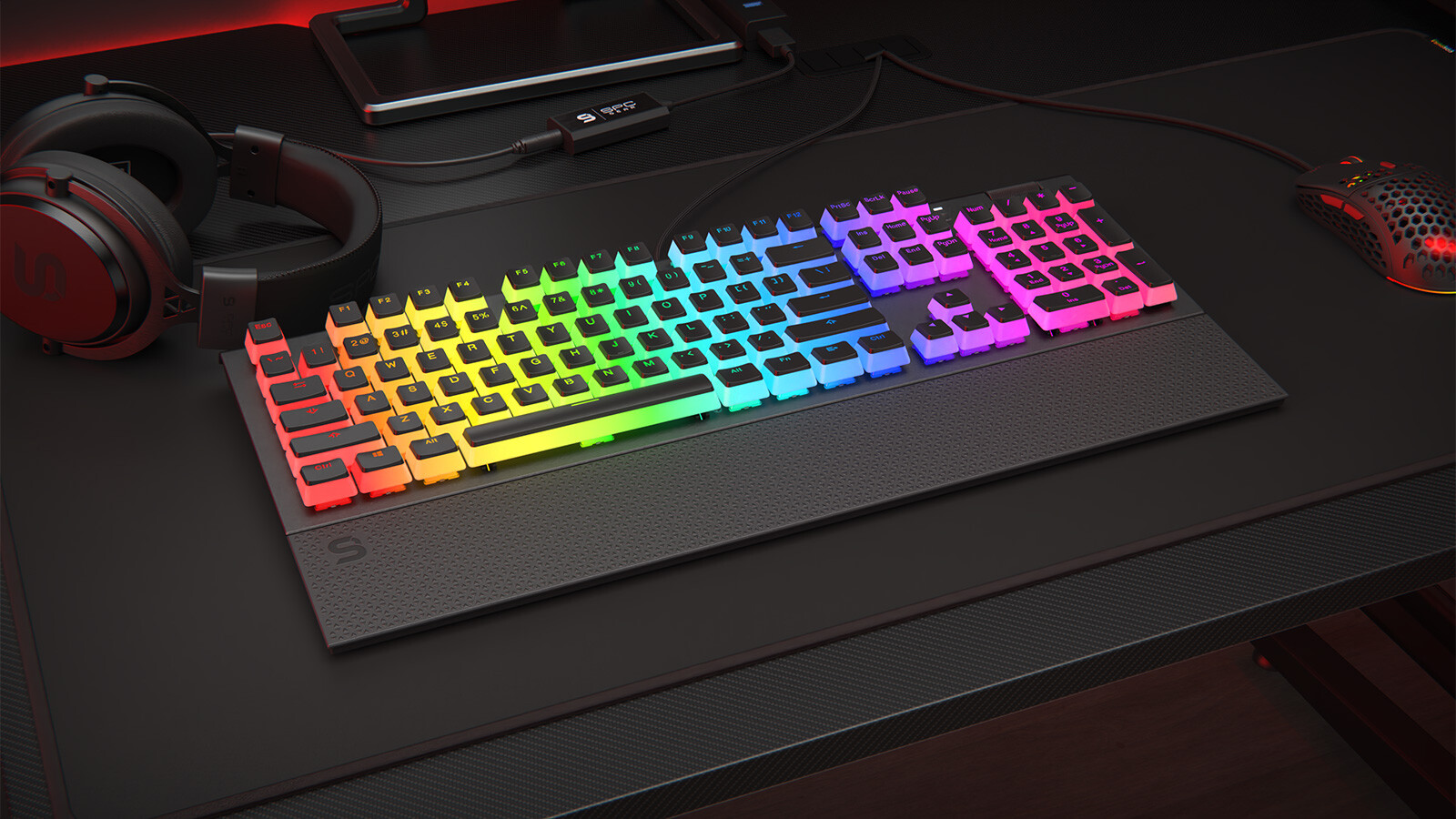 SPCGear推出带有布丁键帽的GK650K键盘