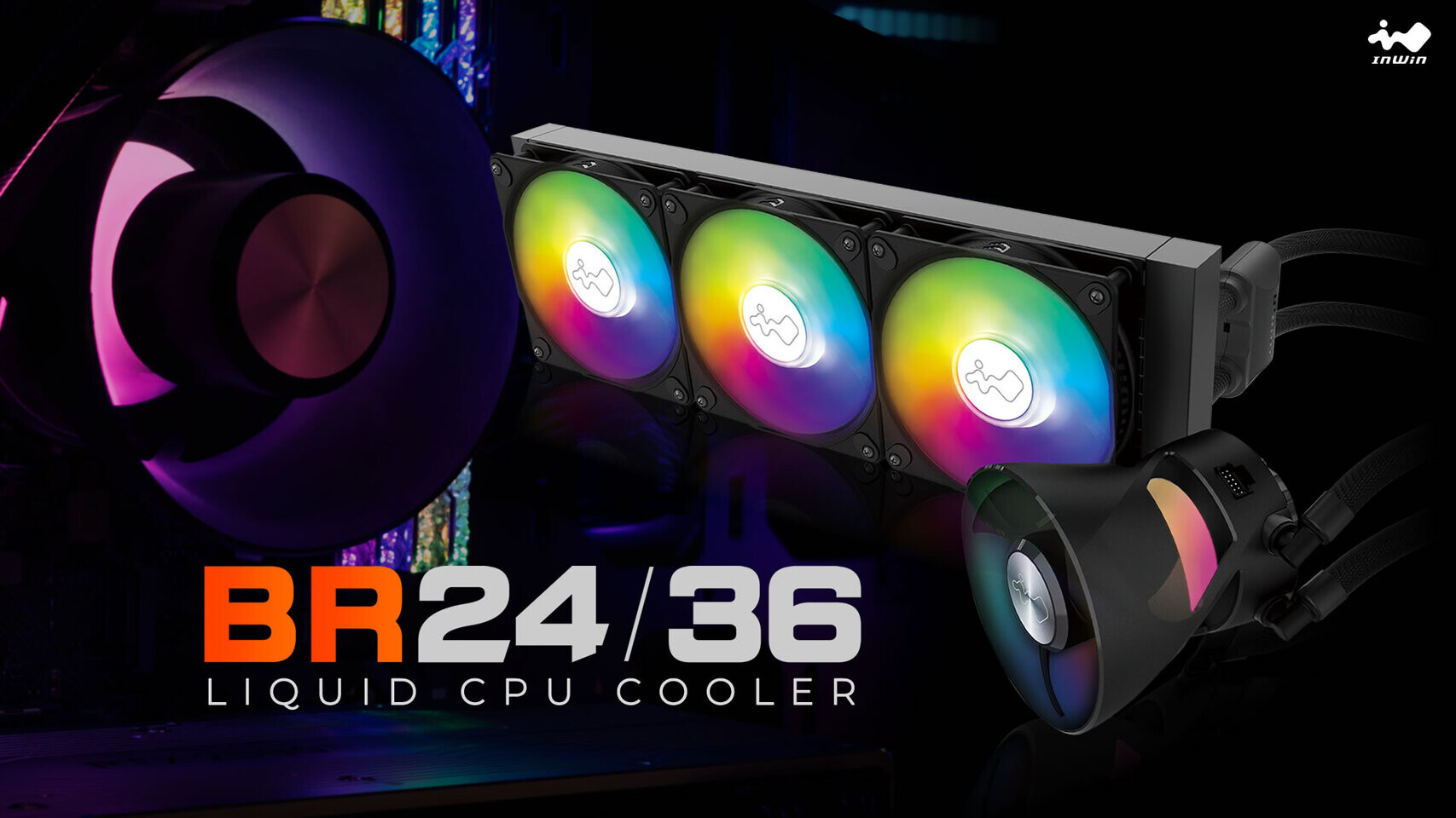 InWin推出带有风扇鼓风机的BR系列AIO CPU冷却器