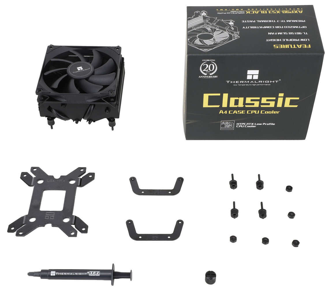 Thermalright Outs AXP90-X53黑色大流量CPU散热器